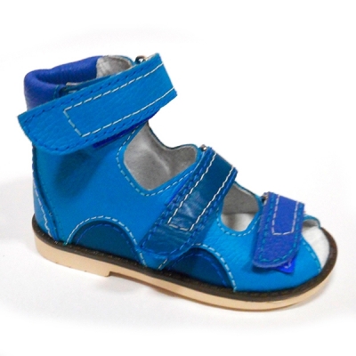 Детская ортопедическая обувь «Аюрведа А2» 18-22 см синяя комбинированная